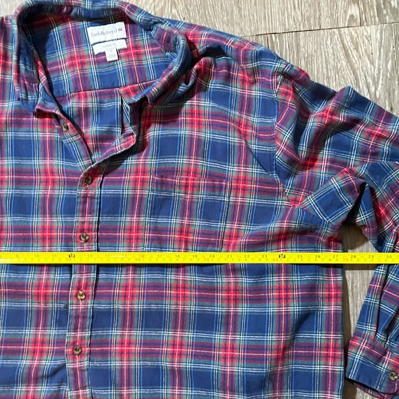 HP:Ladies classic fit Saddlebred 4X  plaid button down shirt fall flannel style - Picture 12 of 13